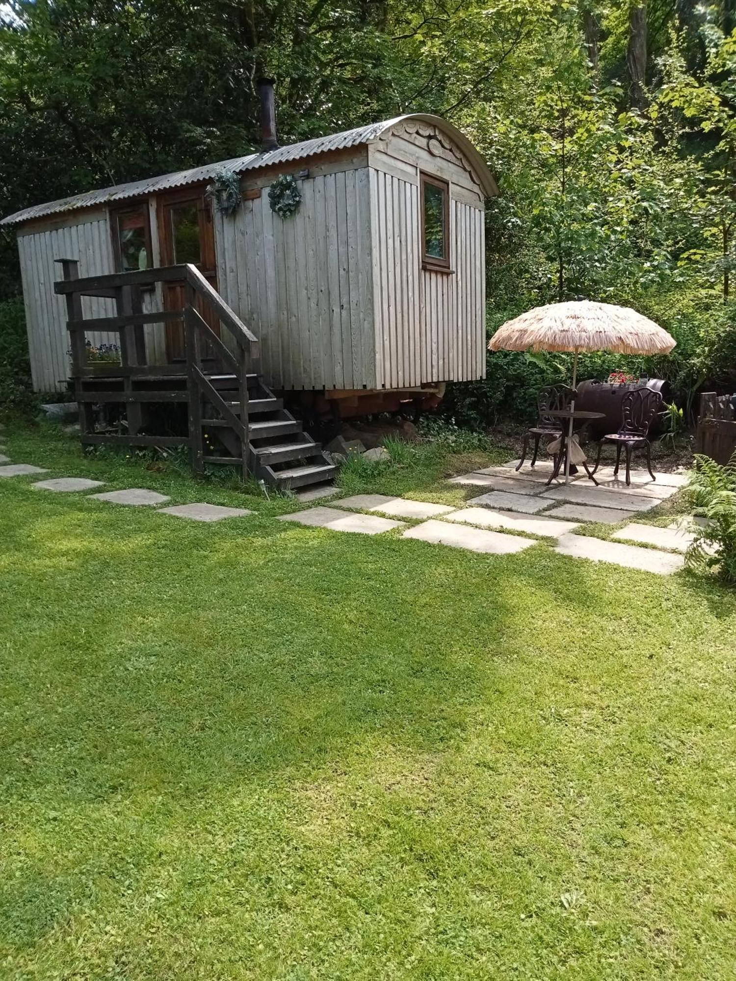 'Morris' The Shepherd'S Hut And Woodland Hot Tub Experience Carmarthen Exteriér fotografie