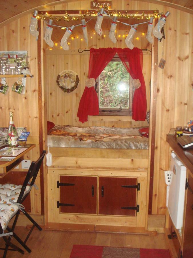 'Morris' The Shepherd'S Hut With Woodland Hot Tub Carmarthen Exteriér fotografie