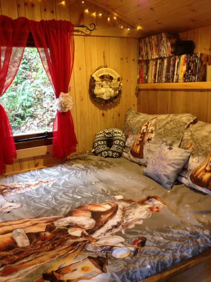'Morris' The Shepherd'S Hut And Woodland Hot Tub Experience Carmarthen Exteriér fotografie